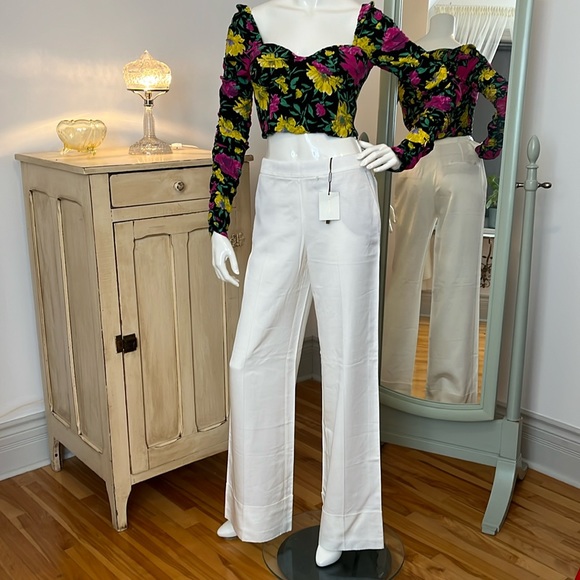 [6] NWT Beautiful Off White Pants from Massimo Dutti - Picture 3 of 7